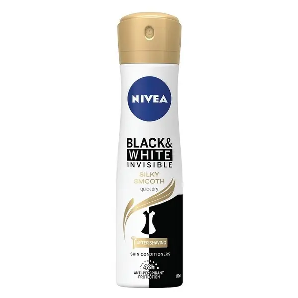 Deodorant Spray Invisible Black & White Silky Smooth Nivea Deo 150 ml