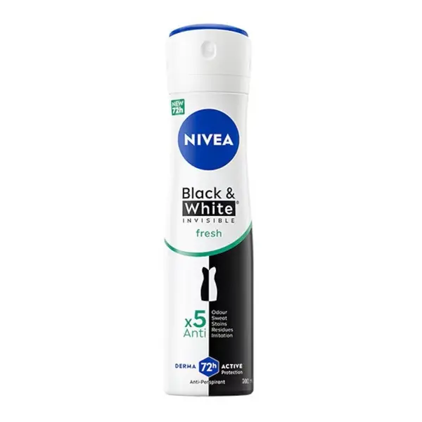 Deodorant Spray Nivea Invisible Black & White Fresh, 200 ml