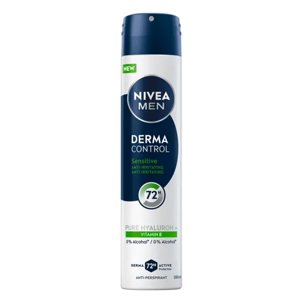 Deodorant spray pentru barbati Derma Control Sensitive, 200ml, Nivea