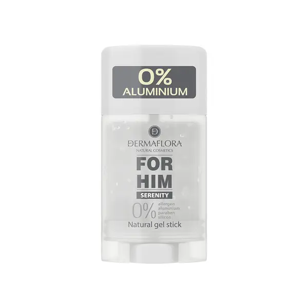 Deodorant stick gel pentru barbati 0% aluminiu Serenity, 50ml, Dermaflora
