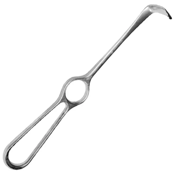 Departator abdominal Langenbeck PRIMA inox 22 cm cu varf plat