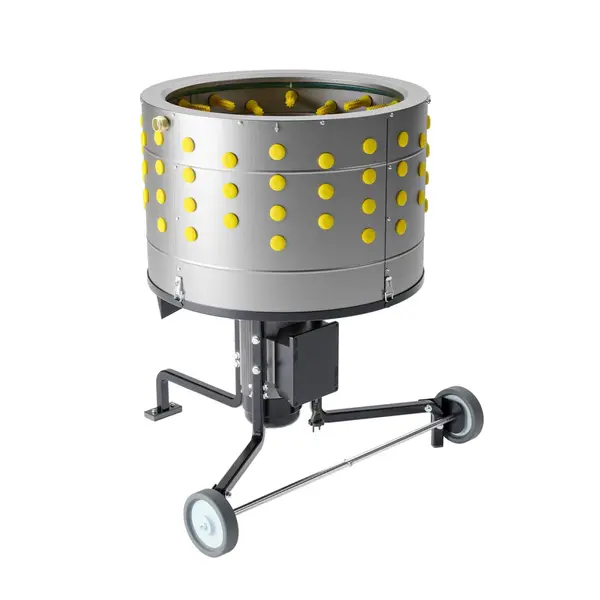 Deplumator pasari PLUMAX-60A PRO - gaste, rate, curcani (diametru cuva 60 cm), 1500W, Model Nou