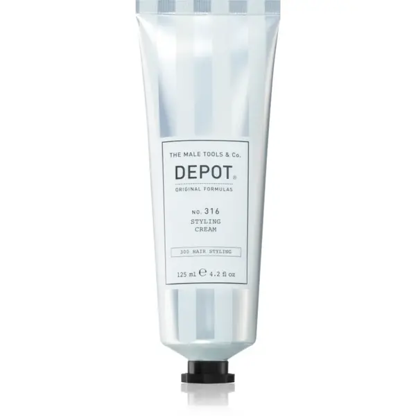 DEPOT 300 HAIR STYLING NO. 316 STYLING CREAM cremă de coafat pentru fermitate medie și reflexe naturale 125 ml