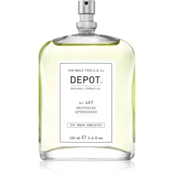 DEPOT 400 SHAVE SPECIFICS NO. 407 RESTORING AFTERSHAVE aftershave racoritor