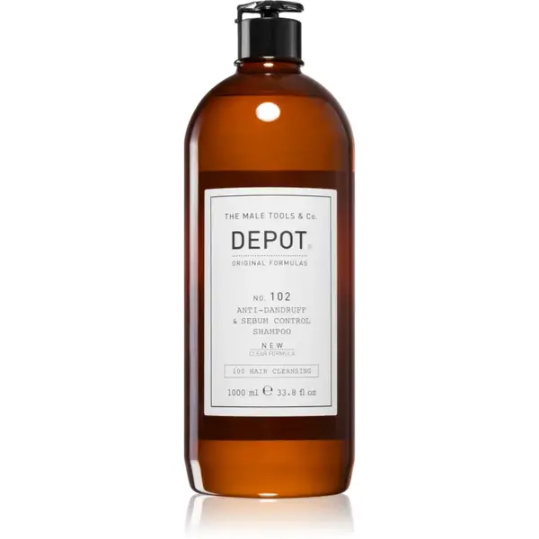Depot No. 102 Anti-Dandruff & Sebum Control Shampoo șampon pentru reechilibrarea scalpului gras 1000 ml