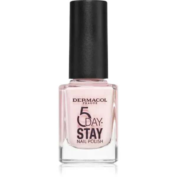 Dermacol 5 Day Stay lac de unghii cu rezistenta indelungata culoare 06 First Kiss 11 ml