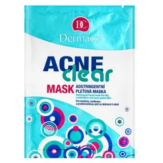 Dermacol ACNEclear mască hrănitoare Adstringent Facial Mask 2 x 8 g