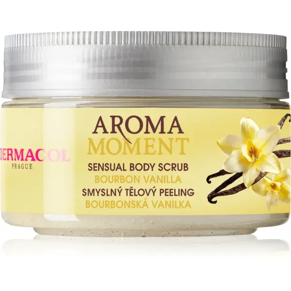 Dermacol Aroma Moment Vanilla Bourbon exfoliant de corp cu zahăr 200 g