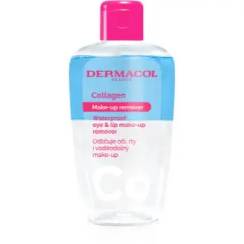 Dermacol Collagen demachiant bifazic rezistent la apa pentru buze si ochi