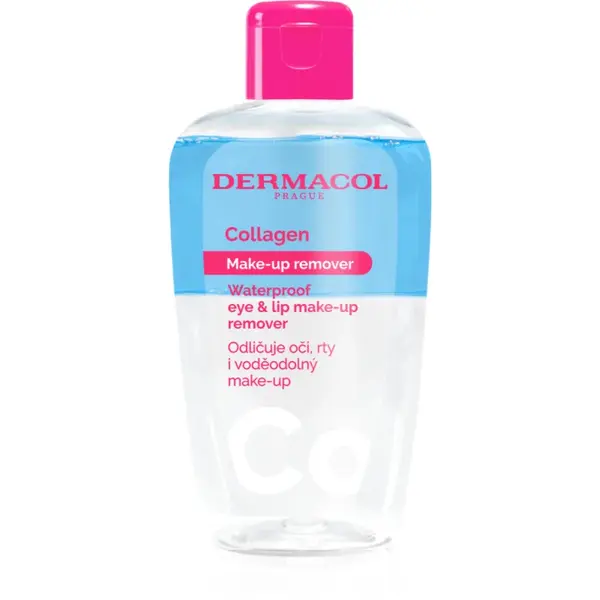 Dermacol Collagen demachiant bifazic rezistent la apa pentru buze si ochi 150 ml
