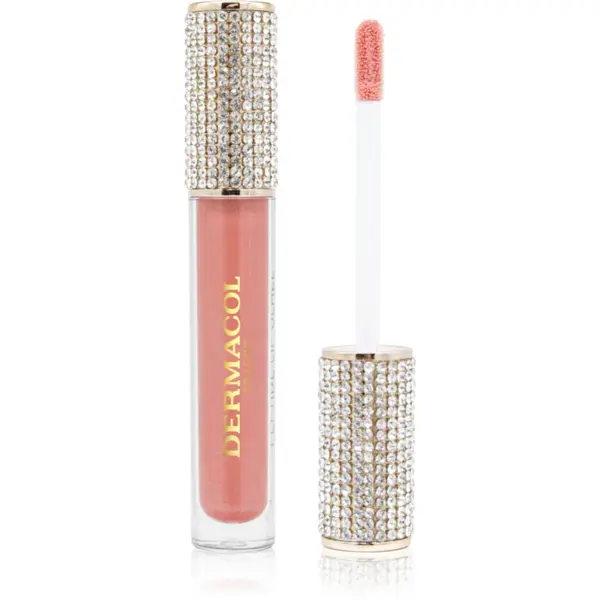 Dermacol Diamond Edition Peptide Lip Glaze luciu de buze de ingrijire cu peptide culoare 03 Honey Blush 2.5 ml