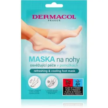Dermacol Foot Mask Refreshing & Cooling masca regeneratoare pentru picioare sub formă de șosete cu efect revigorant