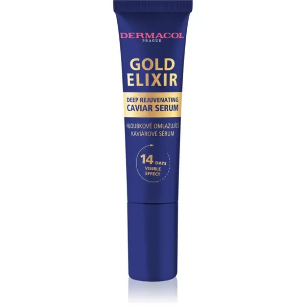 Dermacol Gold Elixir ser de reparare in profunzime cu caviar 12 ml