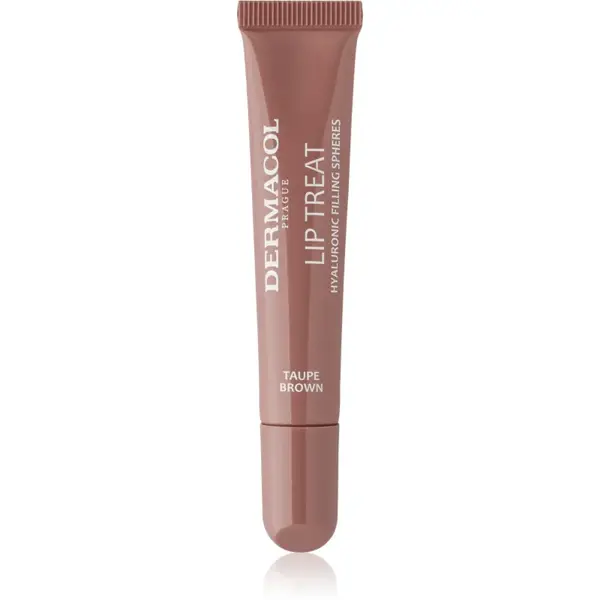 Dermacol Lip Treat lip gloss hidratant culoare 9 Taupe Brown (Choco & Vanilla) 10 ml
