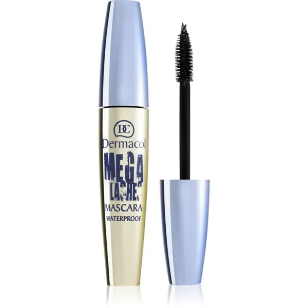 Dermacol Mega Lashes Waterproof mascara waterproof pentru volum culoare Black 12.5 ml