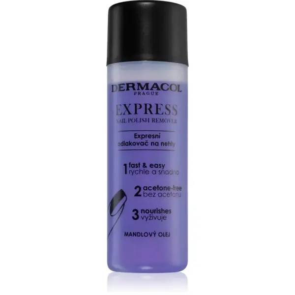 Dermacol Nail Care Express dizolvant pentru oja fara acetona 120 ml