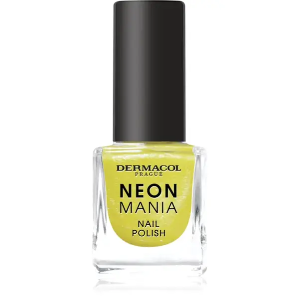 Dermacol Neon Mania lac de unghii culoare 4 Lemon pop 5 ml