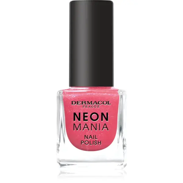 Dermacol Neon Mania lac de unghii culoare 7 Coral Sunset 5 ml
