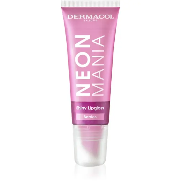 Dermacol Neon Mania lip gloss in tub culoare Berries 10 ml