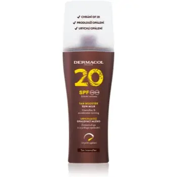 Dermacol Sun Tan Booster Lotiune cu protectie solara pentru accelerarea bronzului SPF 20