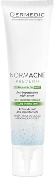 Dermedic Normacne Cremă de noapte anti-imperfecțiuni, 40 ml