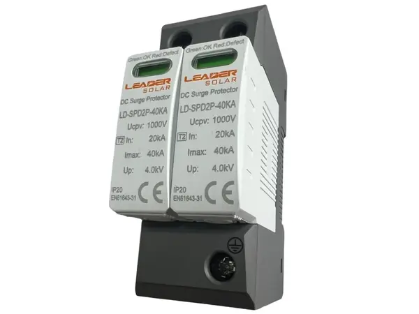 Descarcator curent continuu, 2 poli, 1000VDC Climatherm LD-SPD2P-40kA