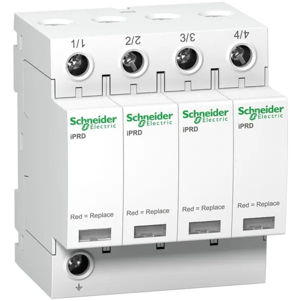 Descarcator modular Iprd65R, 4P, 350V, 65 kA cu transfer de la distanta Schneider A9L65401