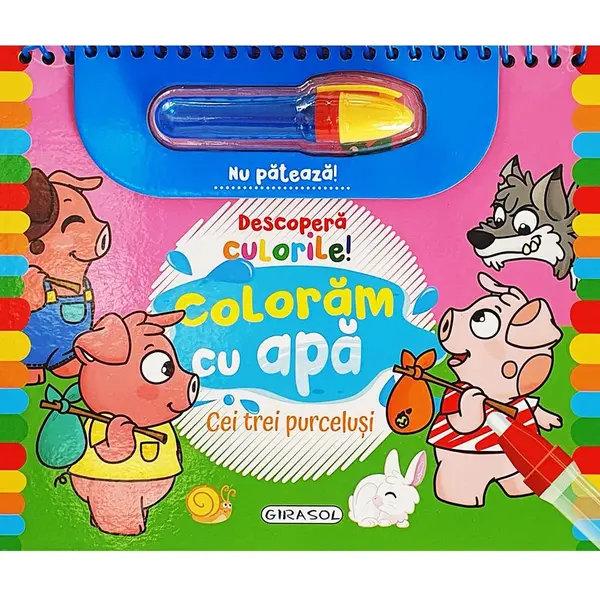 Descopera culorile, Cei trei purcelusi