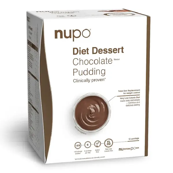 Desert Budinca de ciocolata, 12 portii, Dieta Nupo