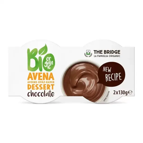Desert din ovaz cu ciocolata 2x130g, eco - 260 g