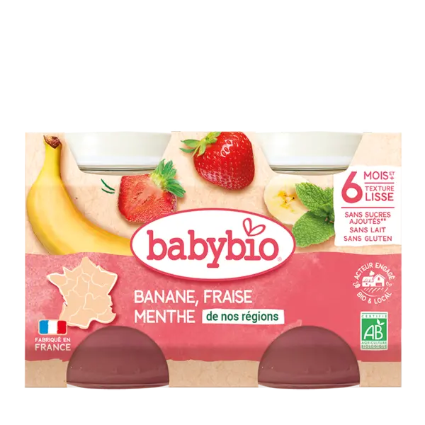 Desert fara zahar +6 luni, 2 x 130g, BabyBio
