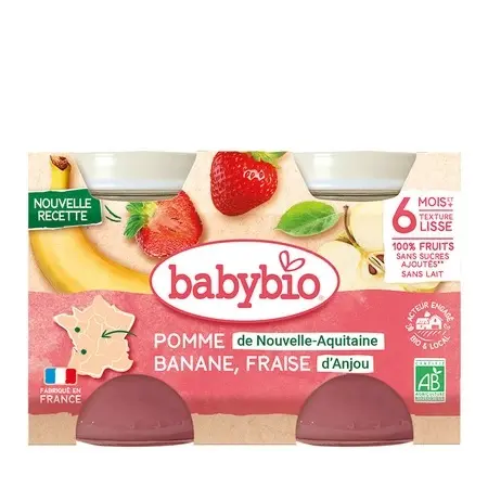 Desert fara zahar +6 luni, 2 x 130g, BabyBio