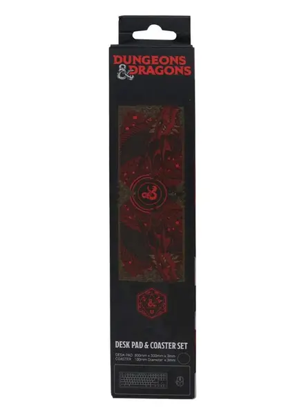 Desk Pad Dungeons & Dragons & Coaster Set