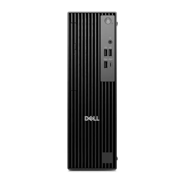 Desktop PC Dell Pro Slim BTO108_QCS1250_EMEA_UBU, Intel Core Ultra 7 265, 16 GB RAM DDR5, 512 GB SSD, Intel Graphics, Fara Sistem de operare, Black