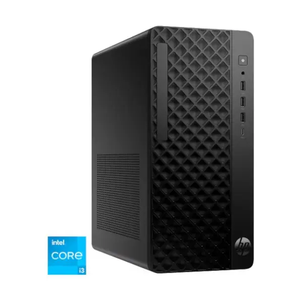 Desktop PC HP ProDesk 2 G1i B6XU5ET, Intel Core i3-14100, 8 GB RAM DDR5, 256 GB SSD, Intel UHD Graphics, Fara Sistem de operare, Black