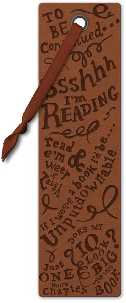 Despărțitor de cărți din piele IF Ssshhh - I'm Reading
