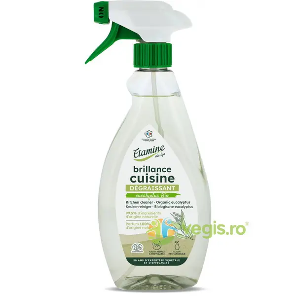 Detartrant (Anticalcar) si Degresant pentru Bucatarie cu Parfum de Eucalipt 500ml