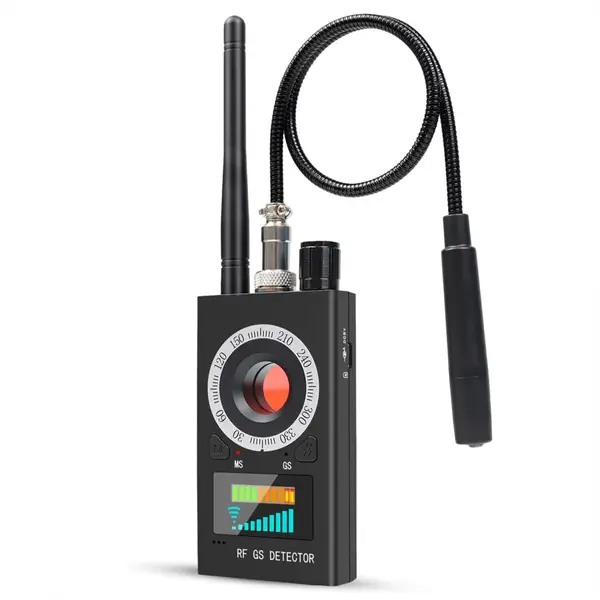 Detector Camere Ascunse si Microfoane NewEvo K18, Anti-Spionaj RF GPS WiFi, Scanare Laser, Portabil, Negru