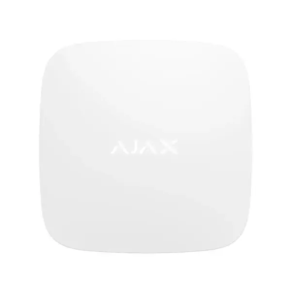 Detector de inundatie AJAX LEAKSPROTECT WH, raza comunicare 1300m, alimentare pe baterii 2x AAA, IP65
