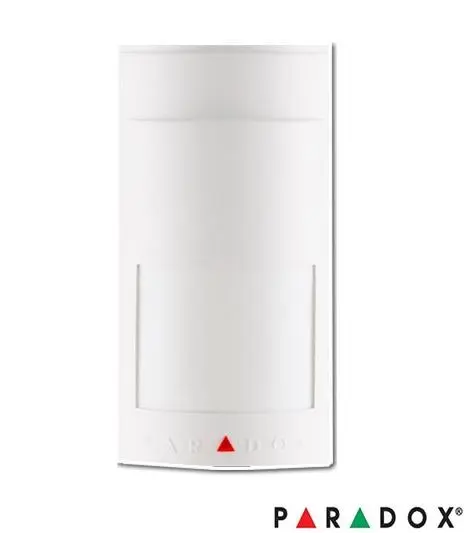 Detector de miscare digital PIR Paradox, cu microunde, 12 x 12 m, 90° 525DM-P2C