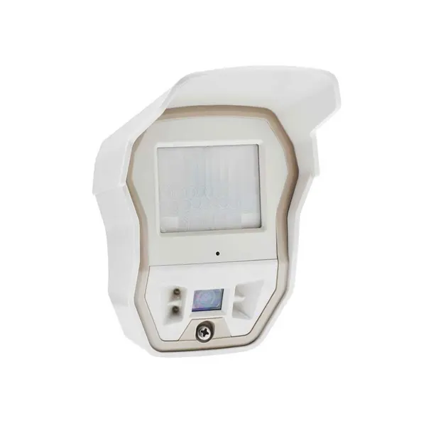 Detector de miscare wireless exterior dual PIR tip perdea cu camera HoneyWell Resideo Videofied OSMVC200, 14 m, IR 12 m, 868 MHz