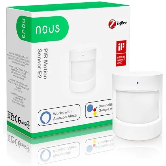 Detector inteligent de mișcare NOUS E2 ZigBee Tuya