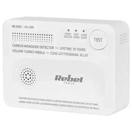 Detector senzor Monoxid de carbon Rebel RB-0900