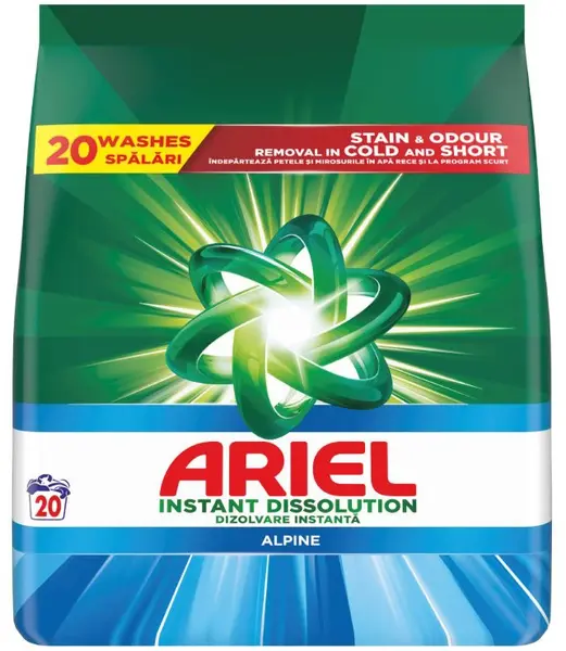 Detergent Ariel - Alpine, 20 spălătorie