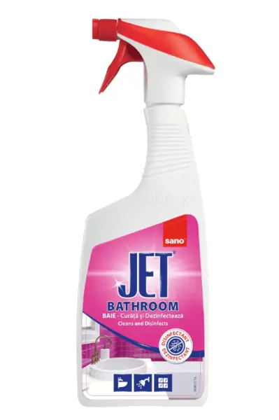 Detergent baie cu pulverizator Sano Jet 750ml Detergent baie cu pulverizator 750ml Sano Jet