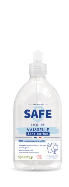 Detergent bio pentru vase fara parfum sau alergeni, 500ml, Safe