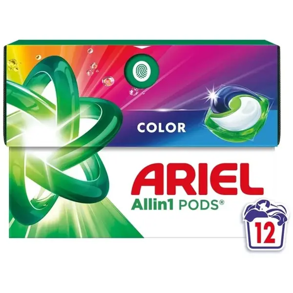 Detergent Capsule Ariel Color, 12 Bucati