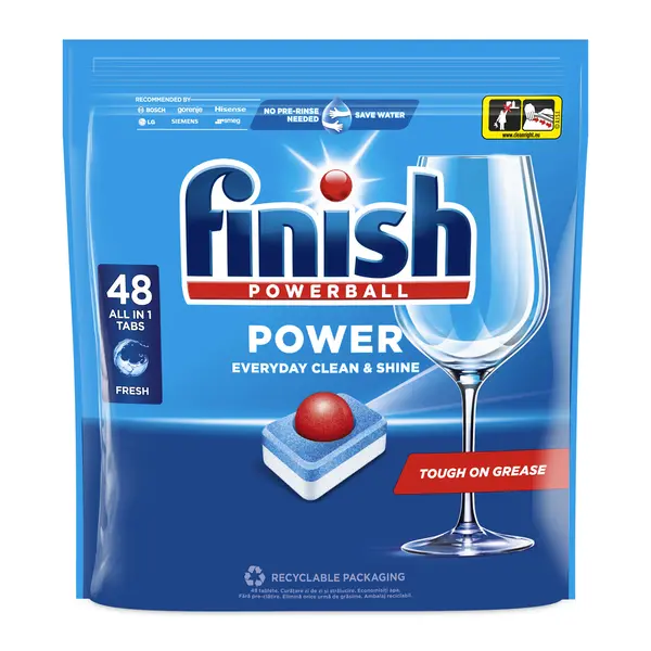 Detergent capsule pentru masina de spalat vase Finish, 48 spalari