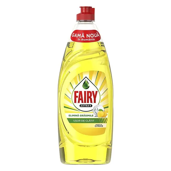 Detergent de Vase Fairy Extra Plus Citrice, 650 ml