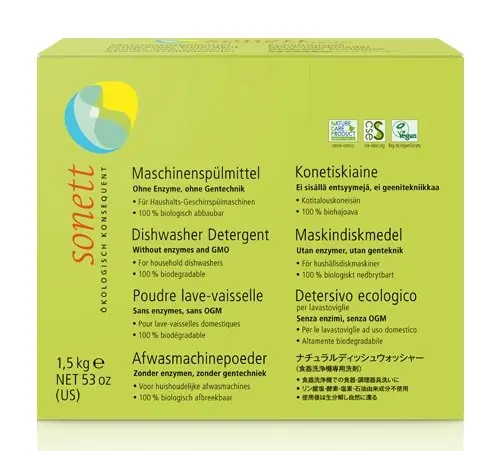 Detergent ecologic praf pentru masina de spalat vase 1.5 kg Sonett
